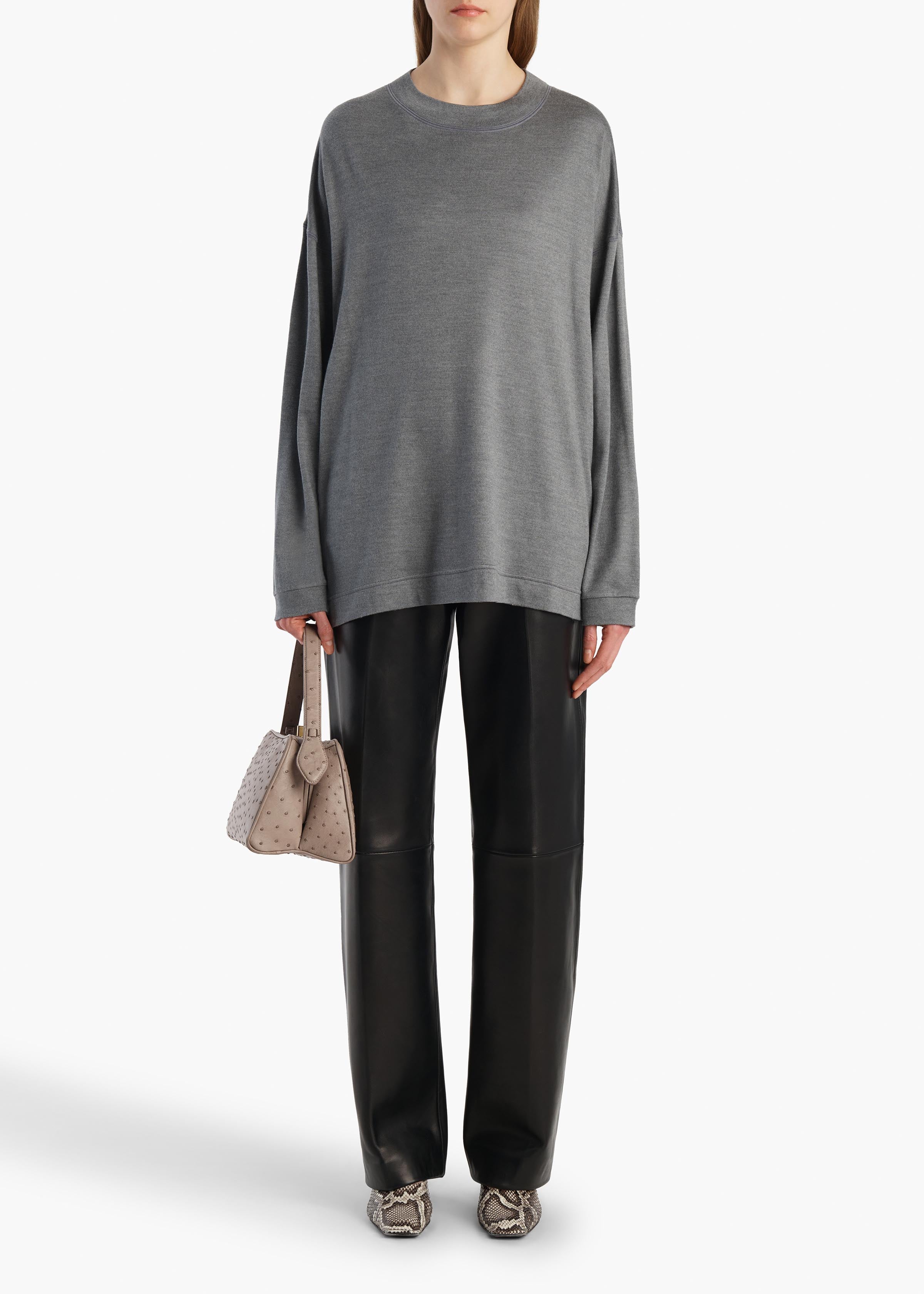 Dylan Top in Heather Grey