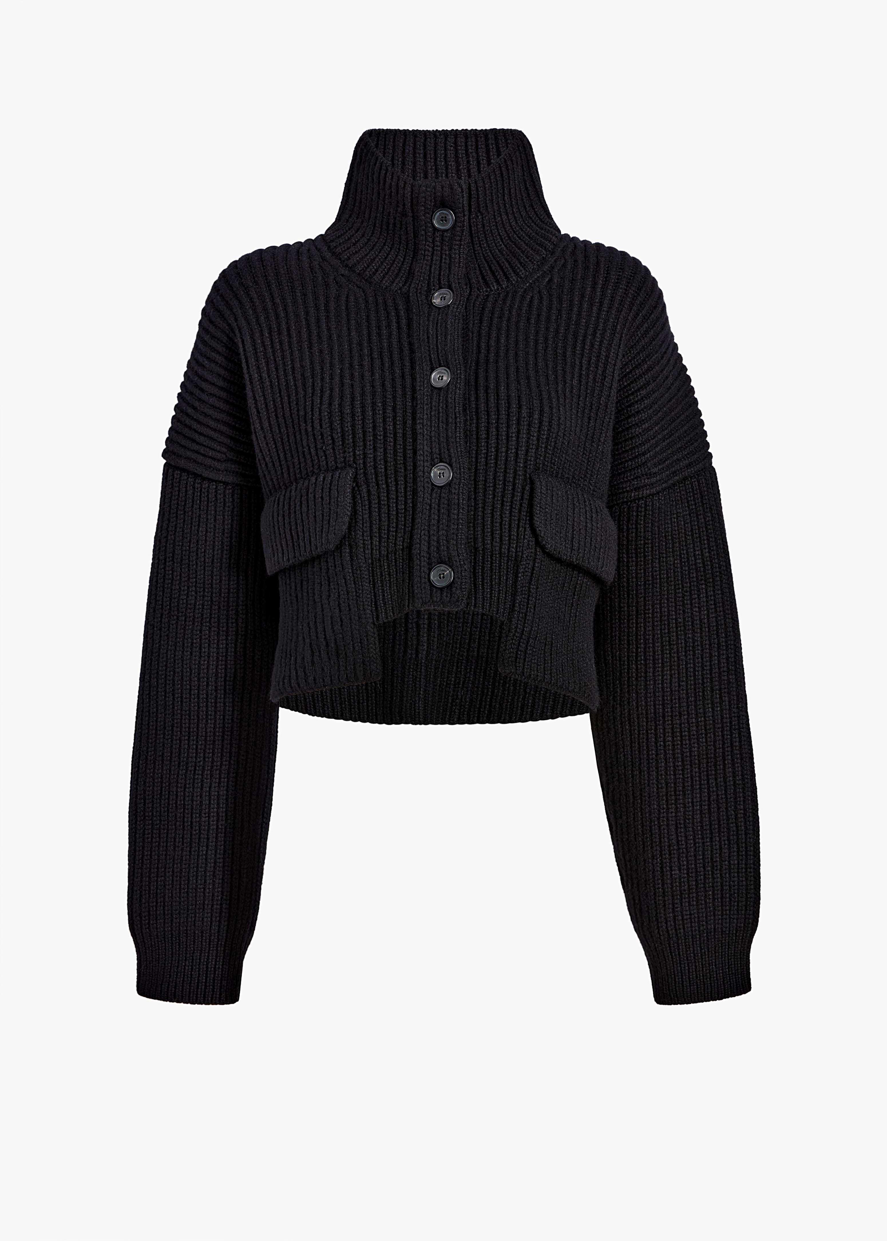 EITA CARDIGAN BLACK 18347650 200 GHOST