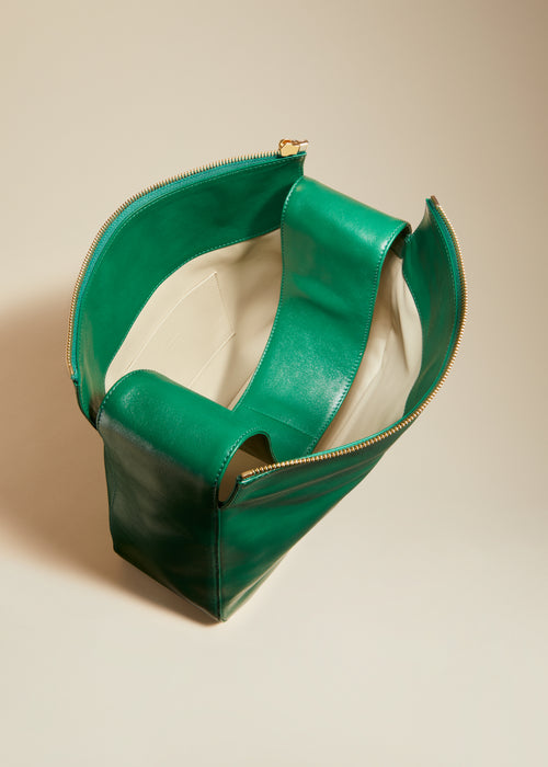 The Elena Bag in Forest Green Vintage Calf Leather