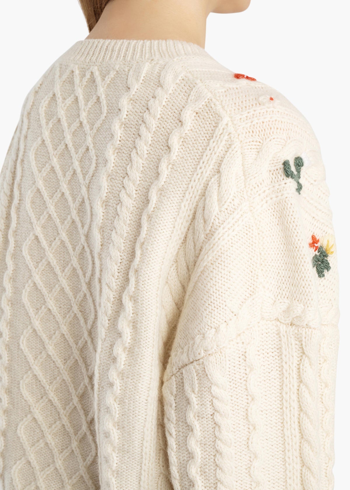 ELIAS EMBROIDERY SWEATER IVORY 18379634 101 E