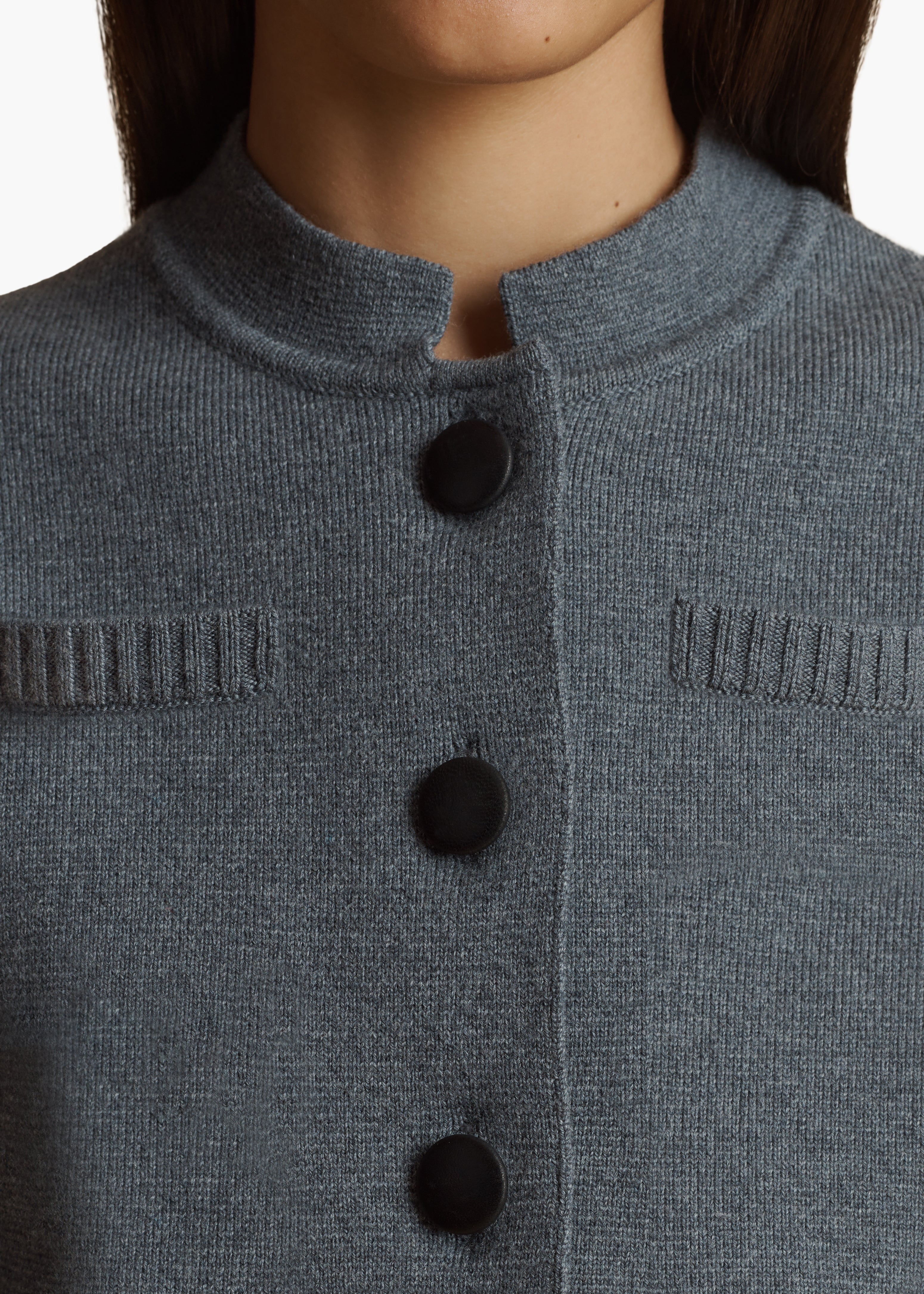 ELLO JACKET IN STERLING MERINO WOOL DETAILED VIEW 1