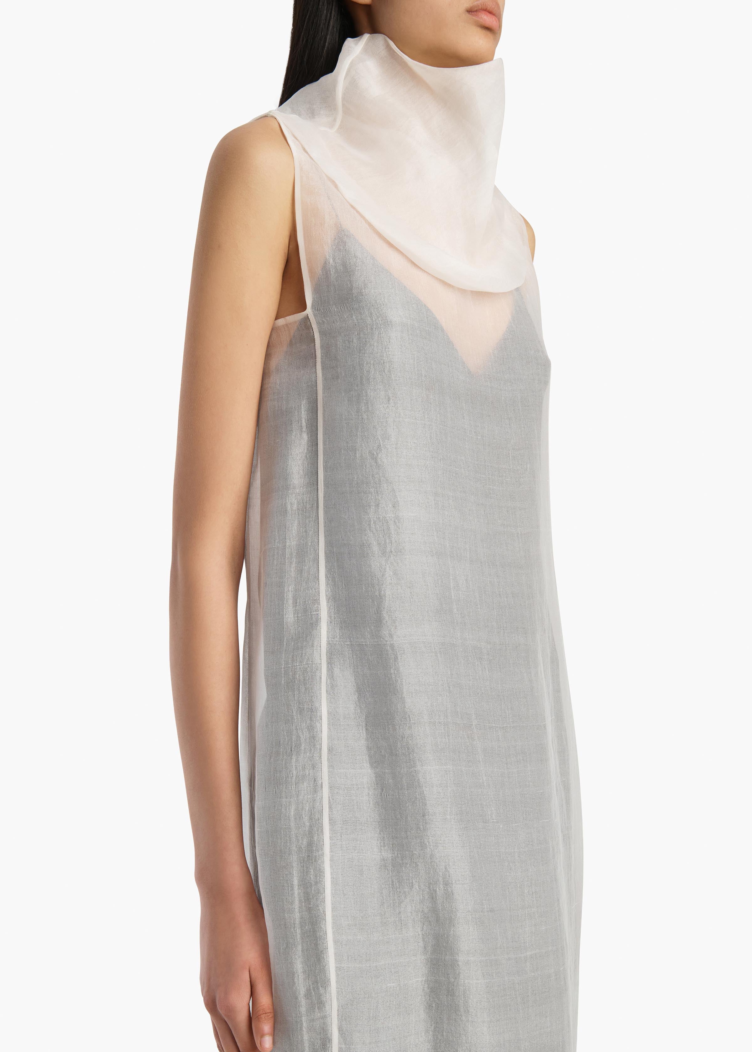 Elva Dress in Chalk