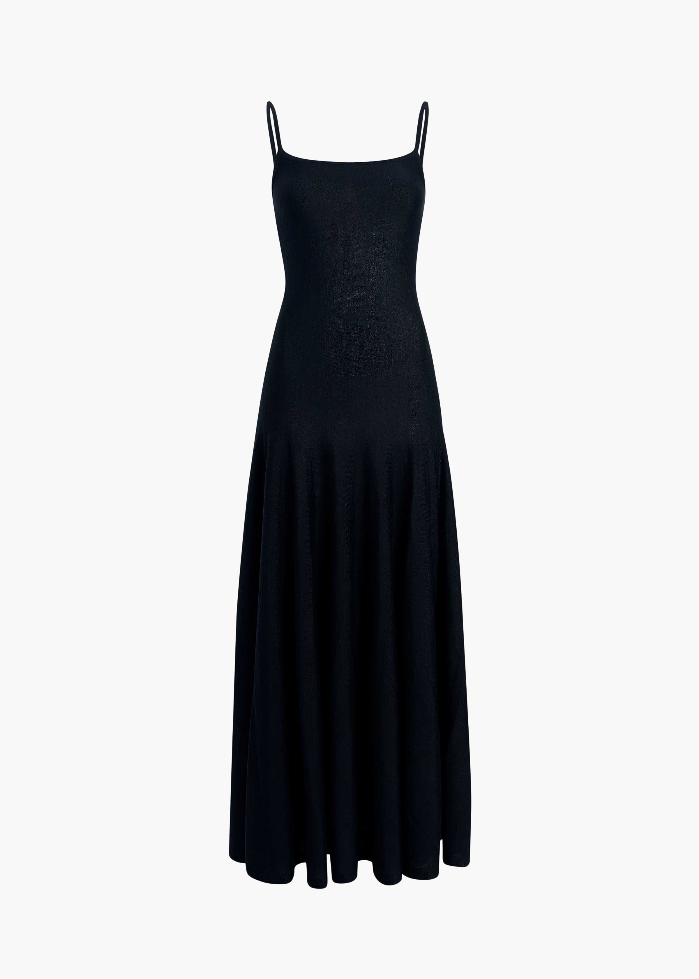 EMBER DRESS IN BLACK FLAT VIEW