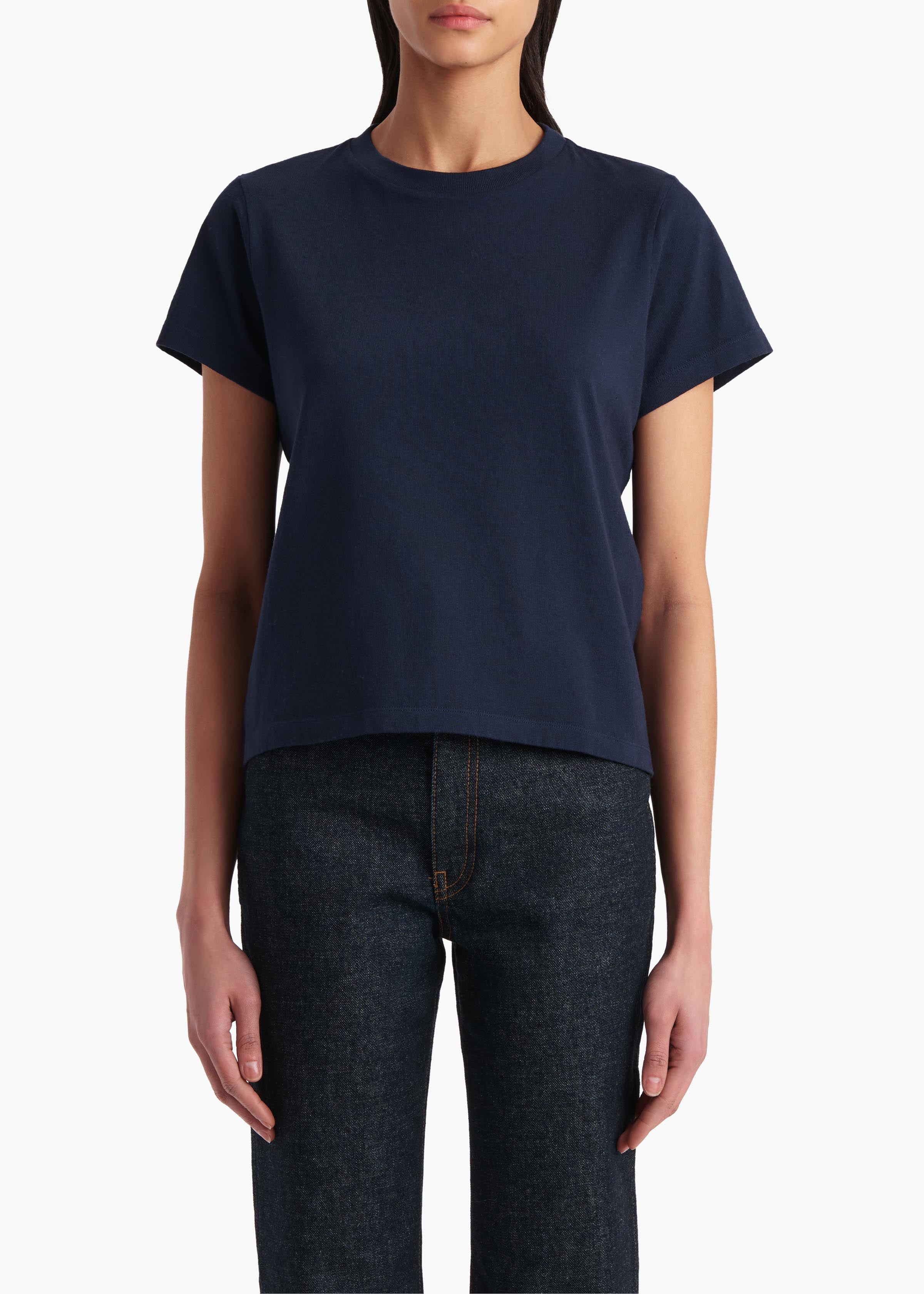 Emmylou T-Shirt in Indigo – KHAITE