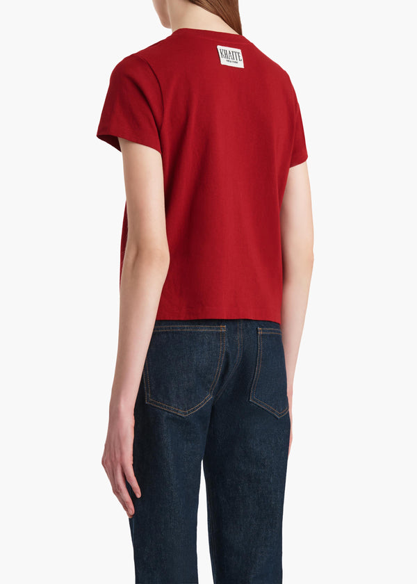 EMMYLOU TEE SHIRT CRIMSON 2266138 515 C