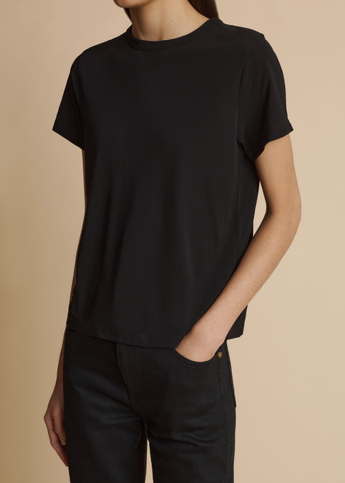 The Emmylou T-Shirt in Black Jersey