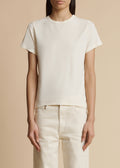The Emmylou T-Shirt in Cream Jersey