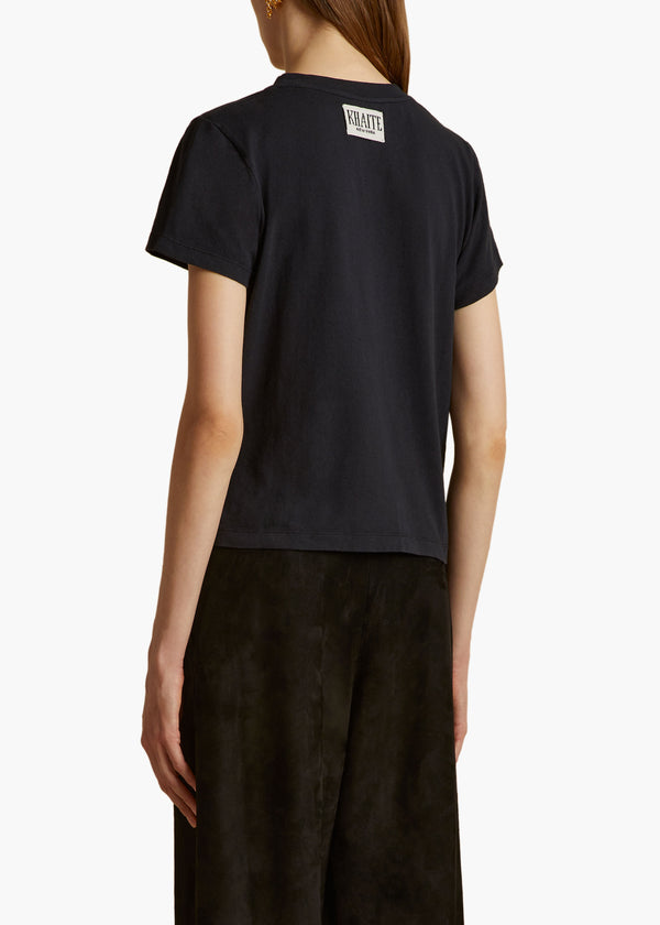 Emmylou T-Shirt in Washed Black