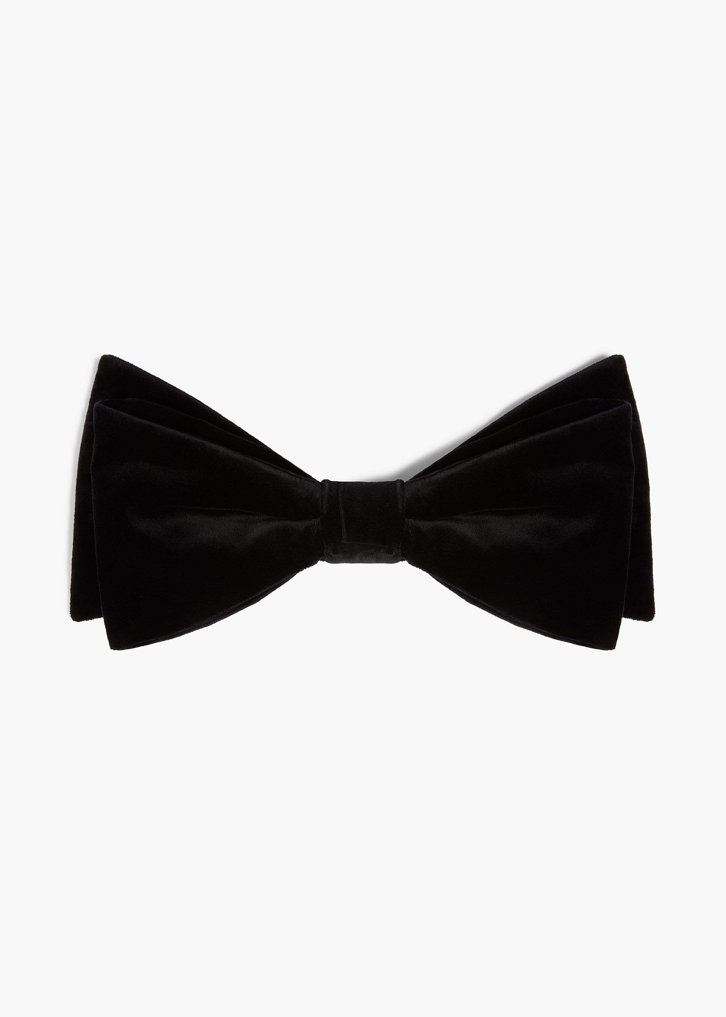 Enid Bow Brooch in Black