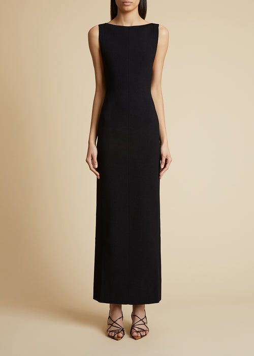 The Evelyn Dress in Black