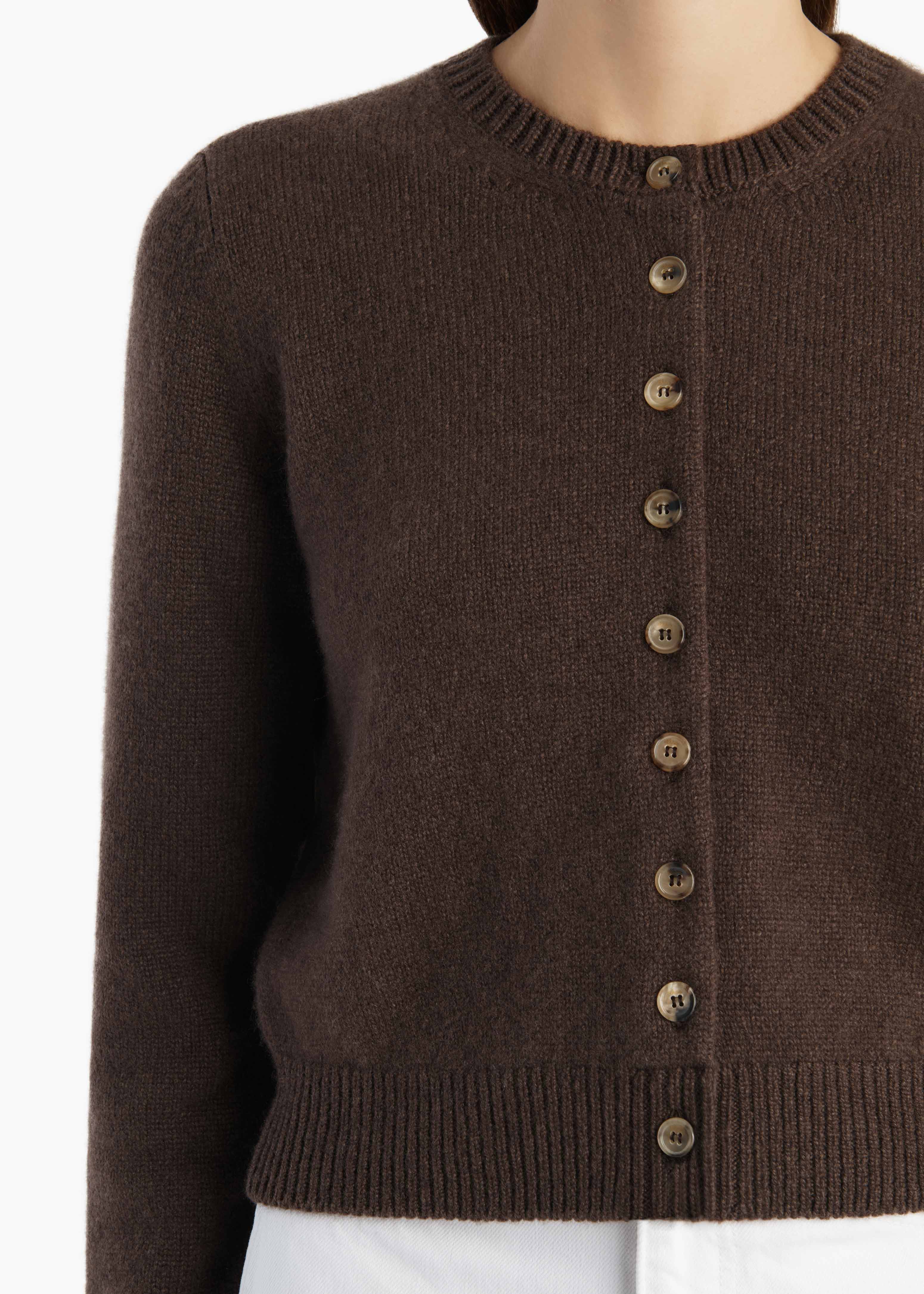 Everheart Cardigan in Coffee