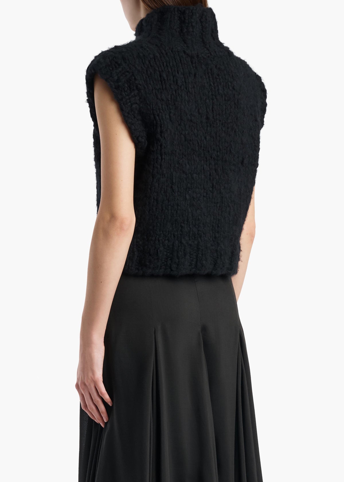 KHAITE  - Fawn Top in Black