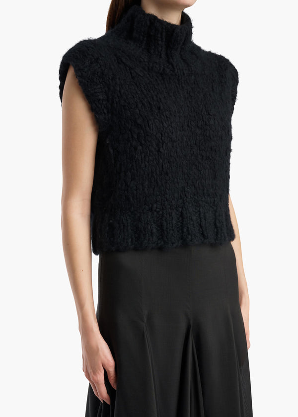 Fawn Top in Black