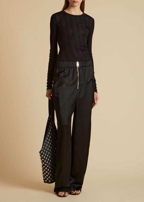 The Felton Pant in Black