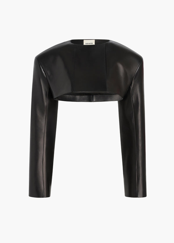 FENLA JACKET BLACK LEATHER 62251012 200 GHOST