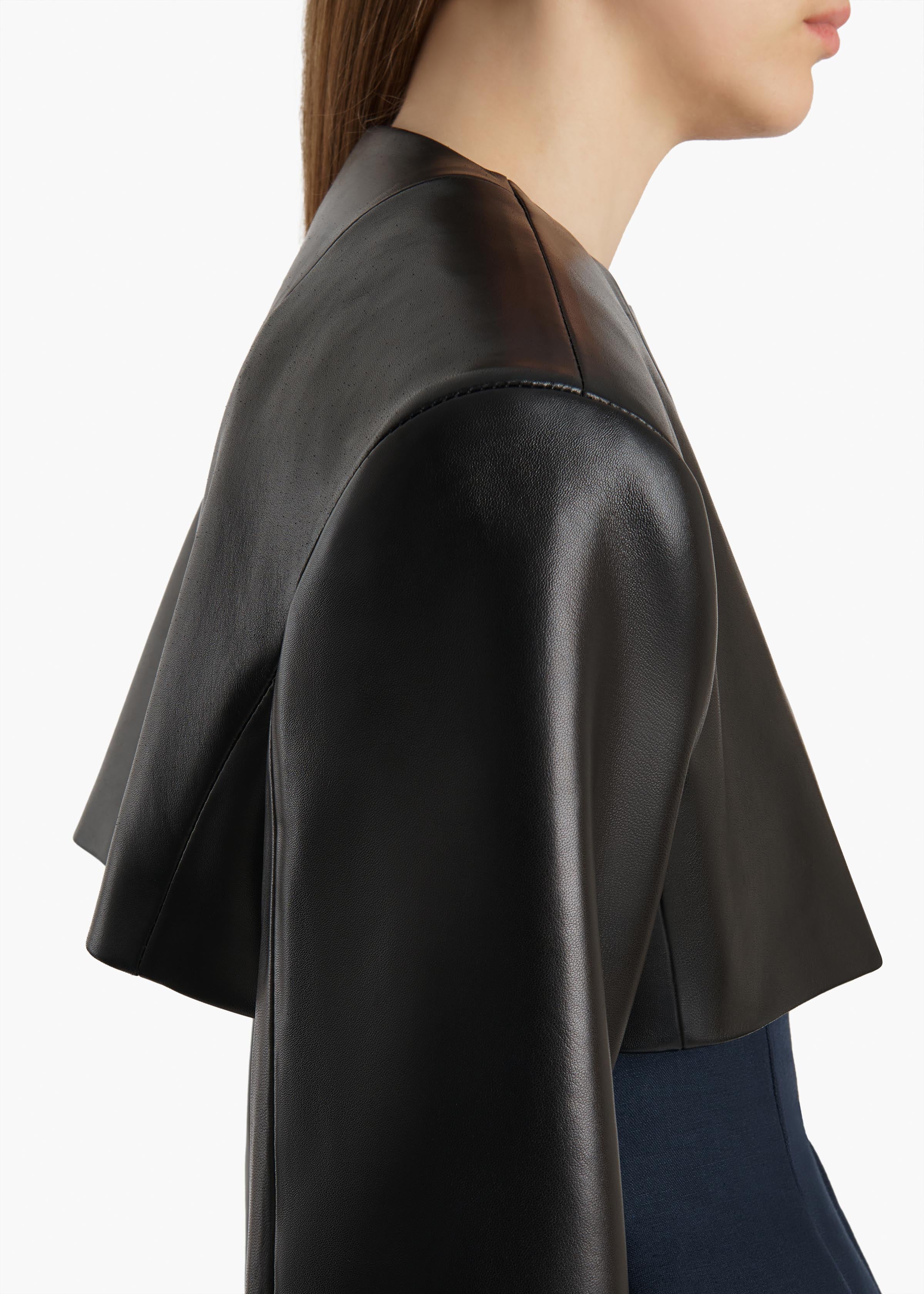 Fenla Jacket in Black Leather