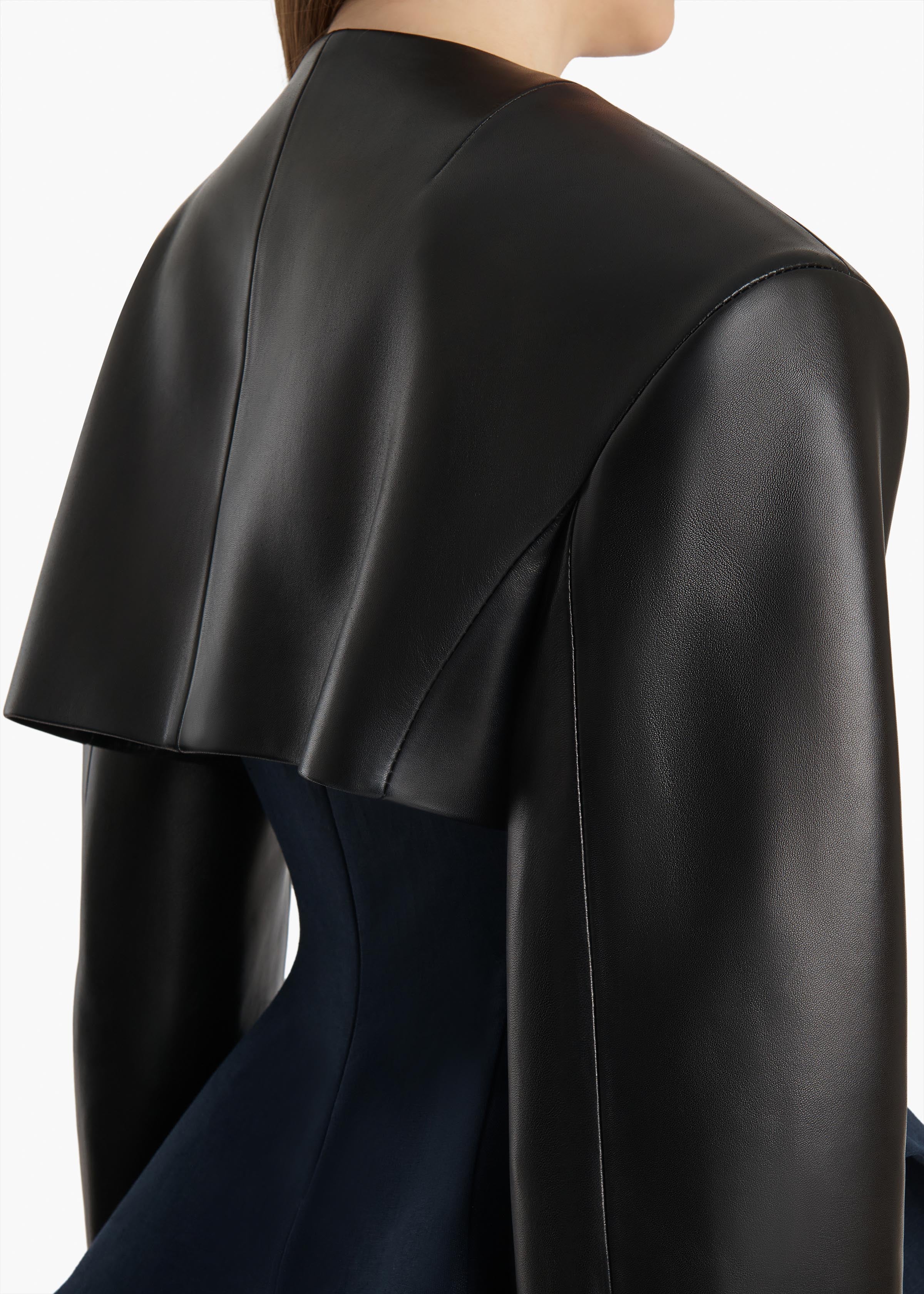 Fenla Jacket in Black Leather