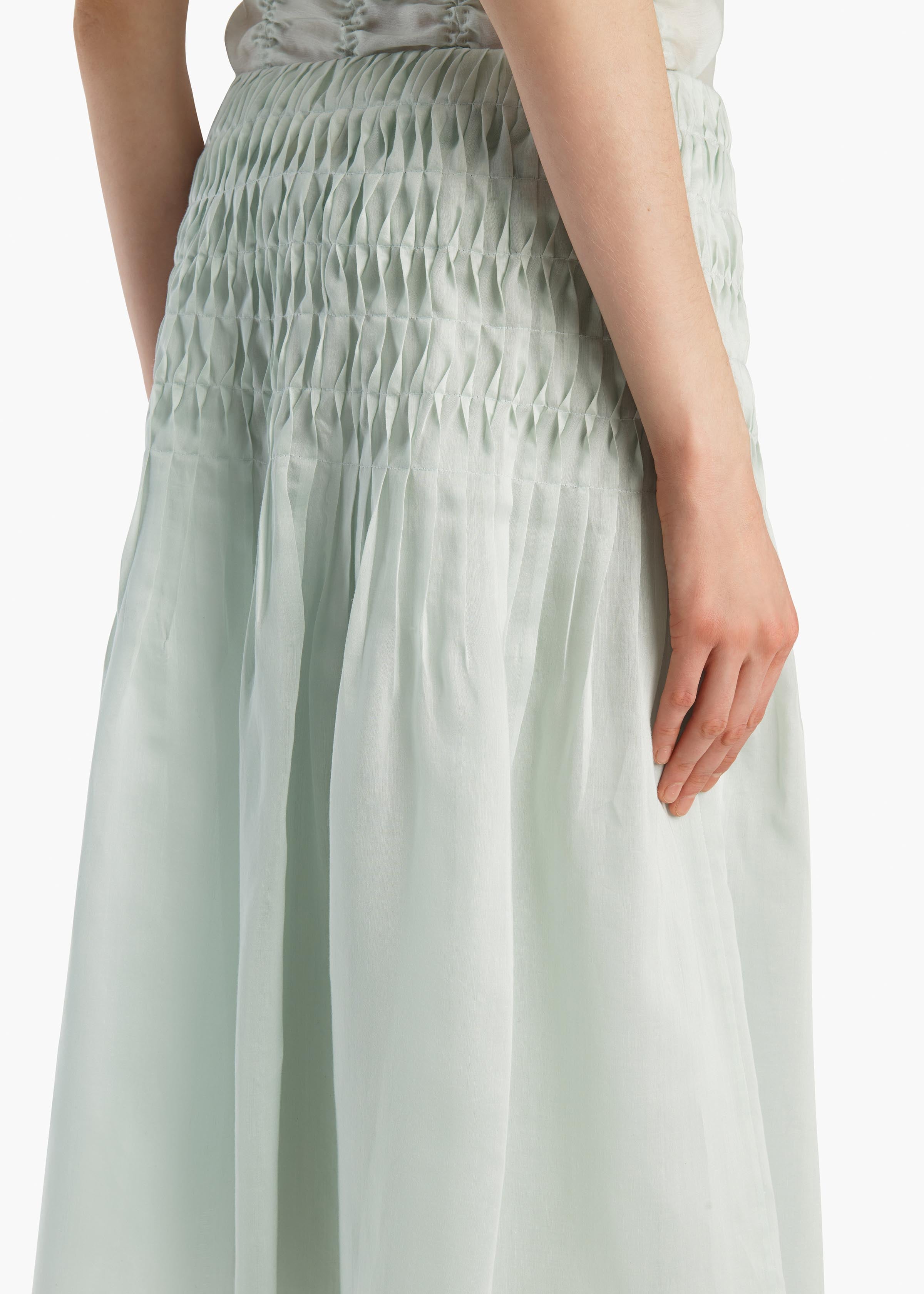 Florence Skirt in Ice Green