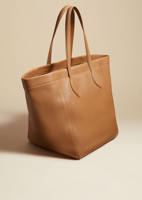 The Frazen Tote in Nougat Leather