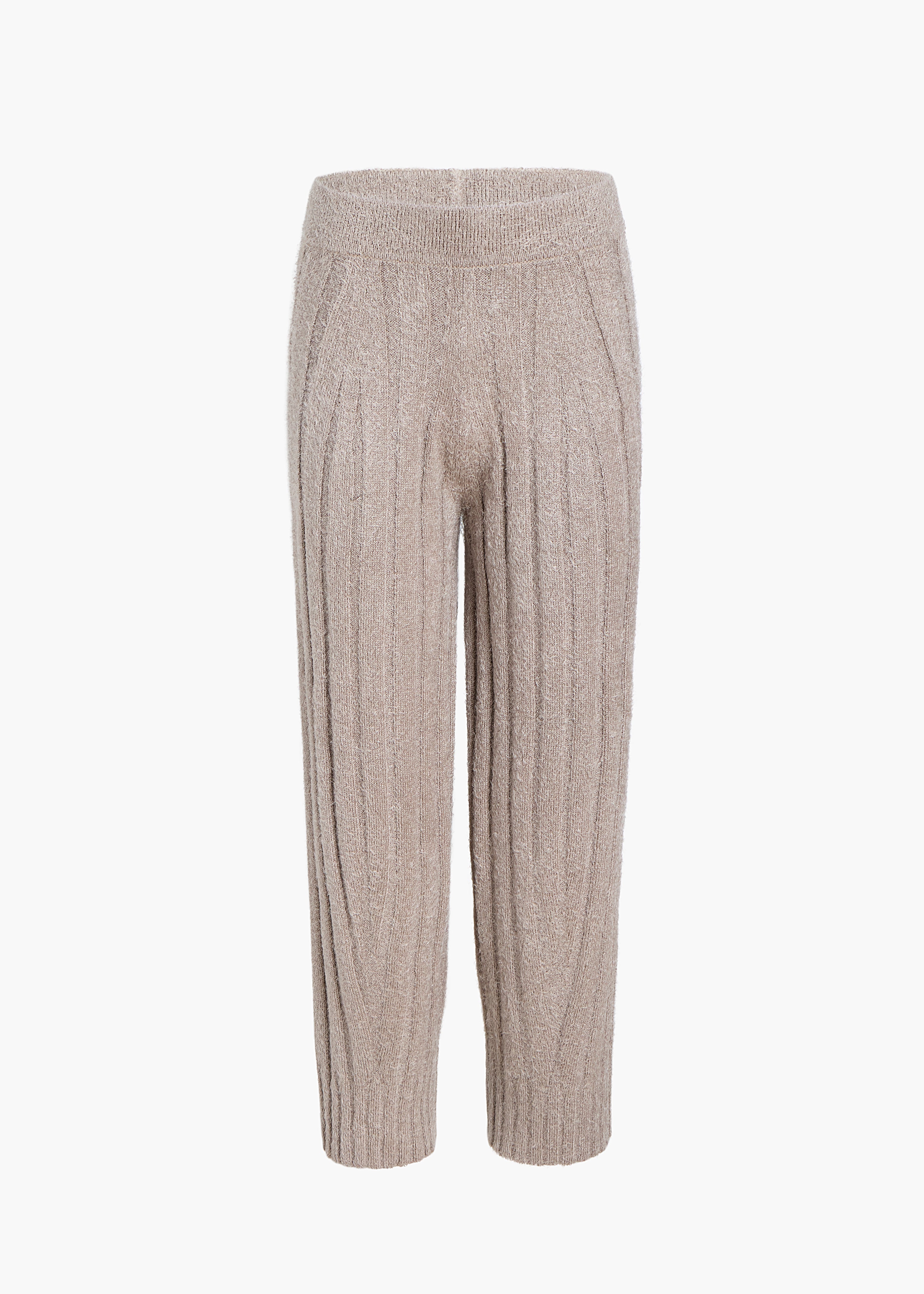 KHAITE LLC - Gabriele Pant in Light Taupe