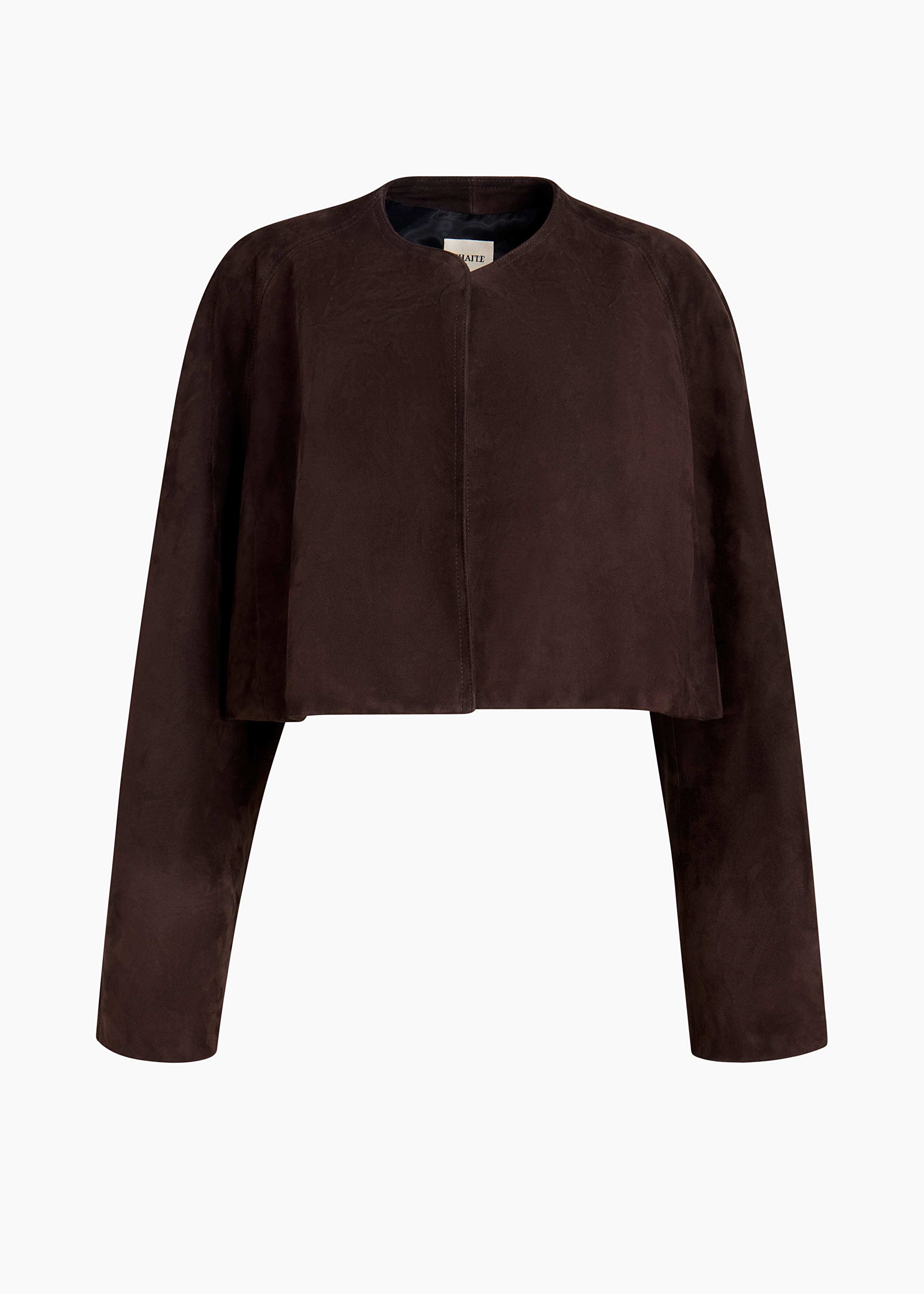 KHAITE - Garothy Jacket in Dark Brown