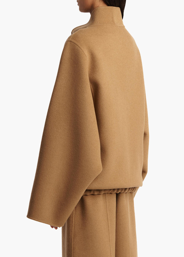 Garret Jacket in Camel BACK VIEW