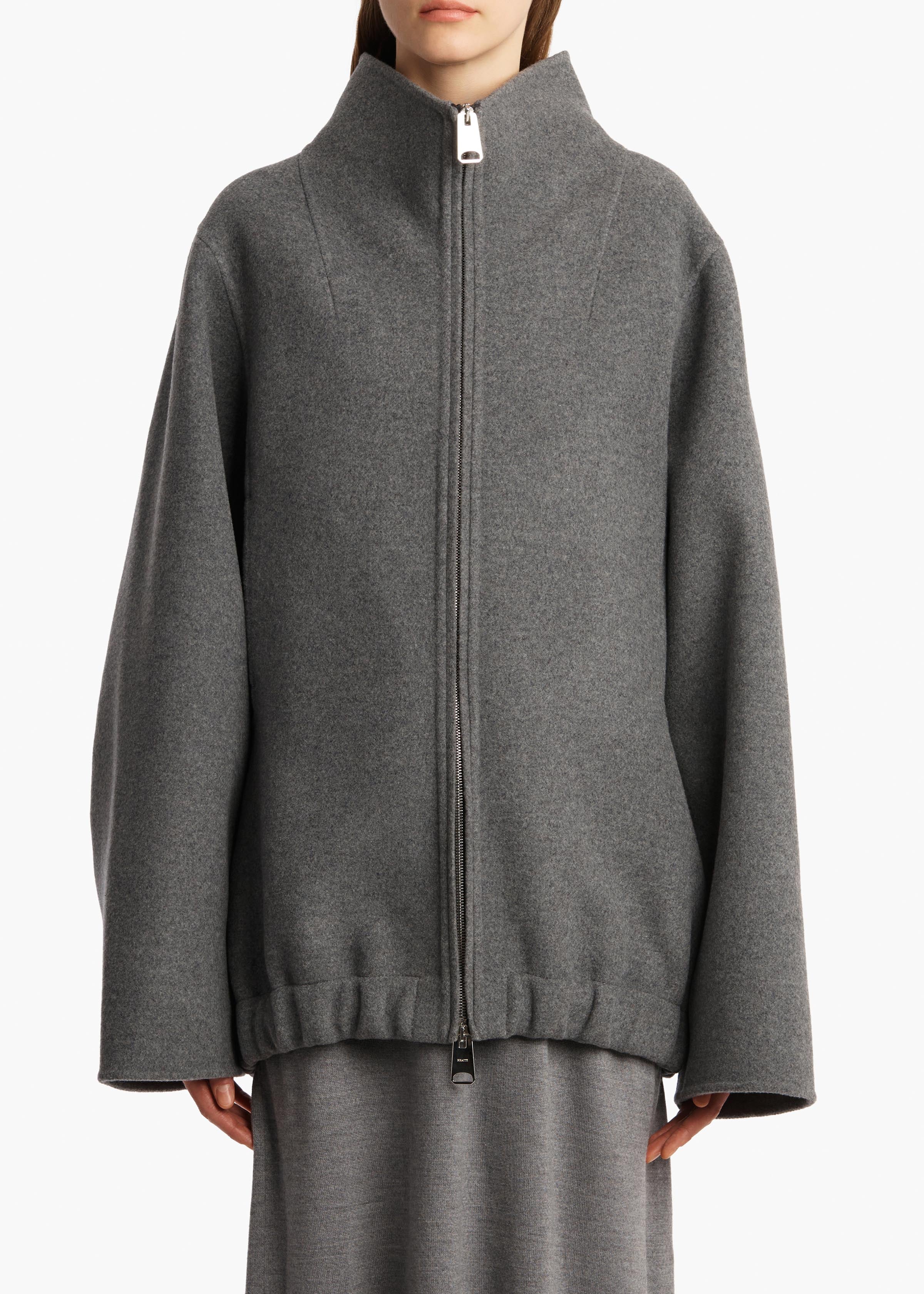Garret Jacket in Grey Melange