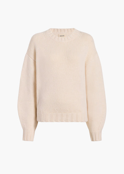 GEMMA SWEATER IVORY 18273645 101 GHOST