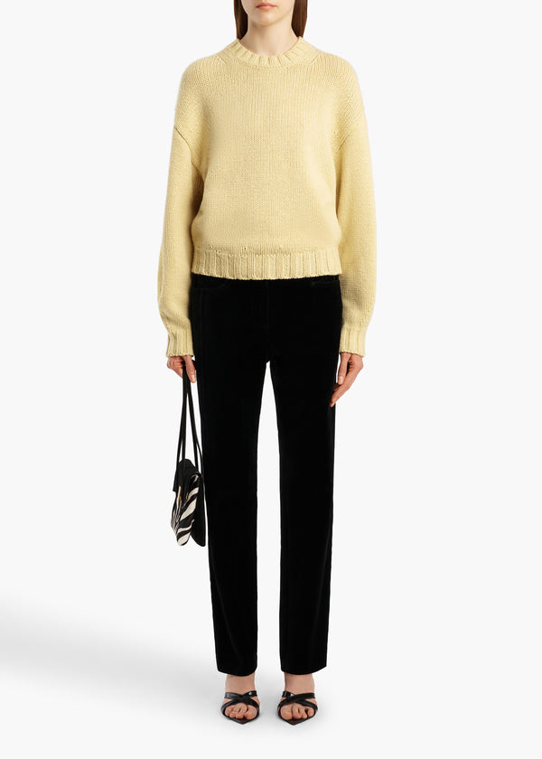 Gemma Sweater in Light Yellow