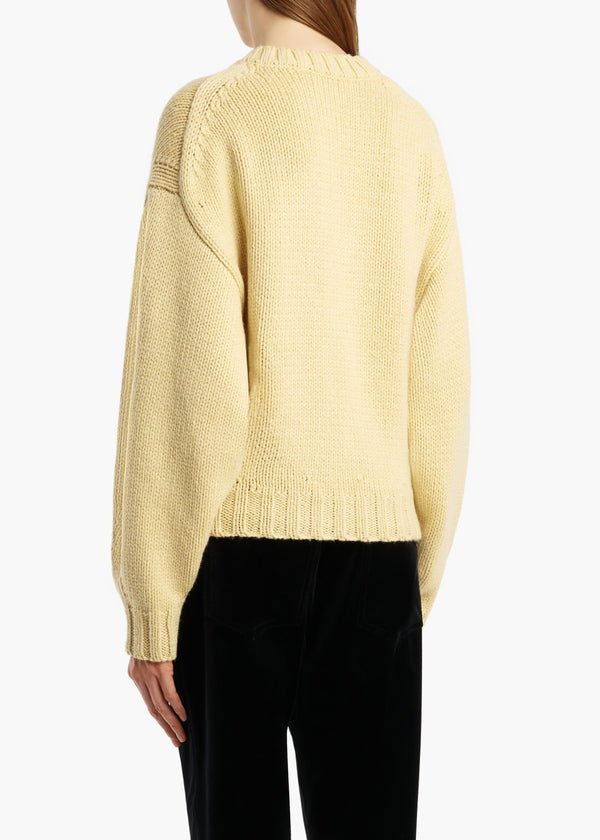 Gemma Sweater in Light Yellow