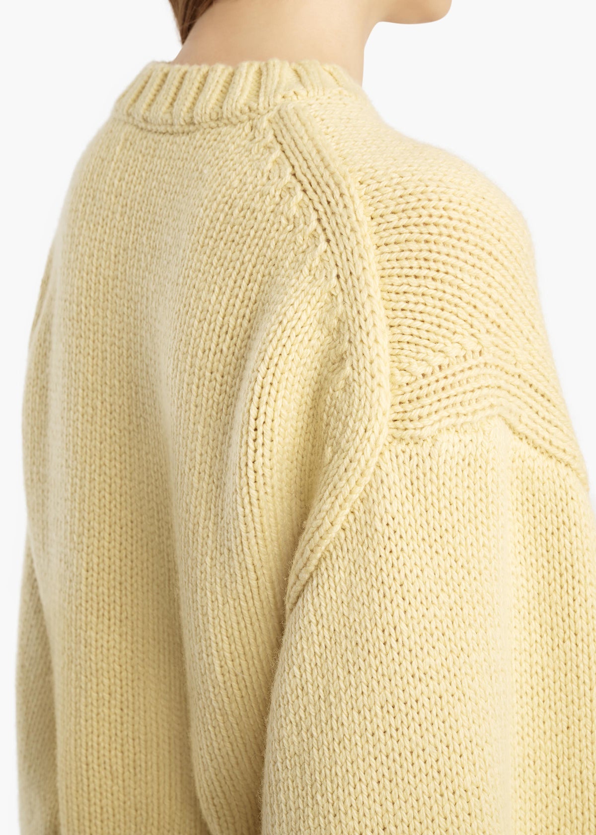 KHAITE  - Gemma Sweater in Light Yellow