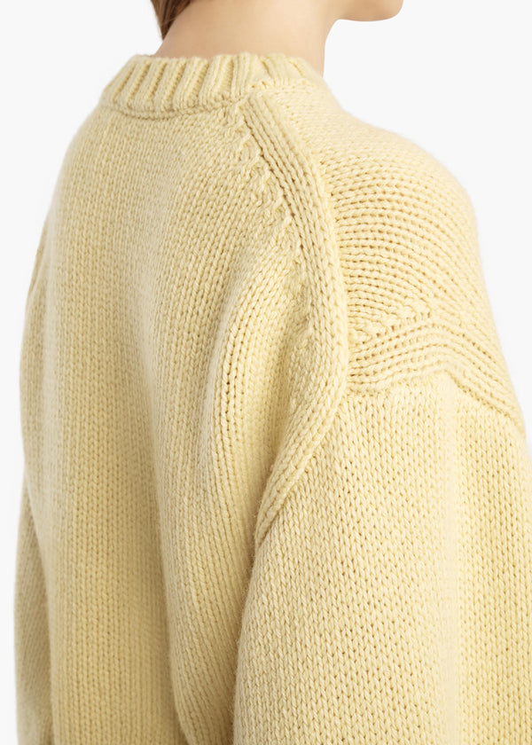 Gemma Sweater in Light Yellow