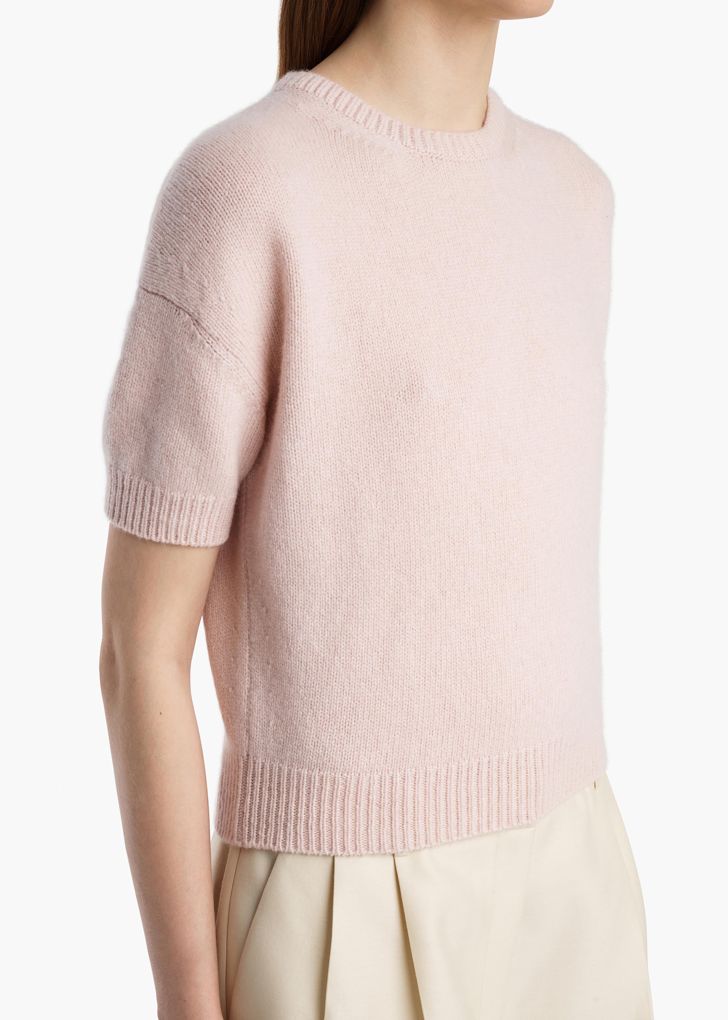 Golden Sweater in Dusty Rose