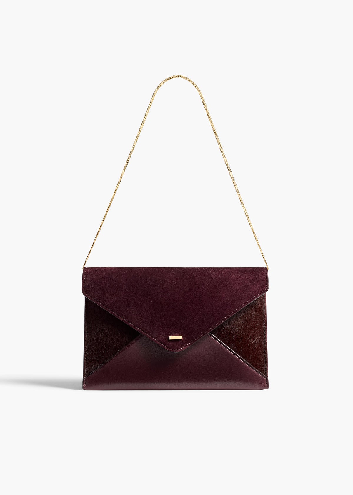 KHAITE  - Grace Envelope Clutch in Rouge Noir