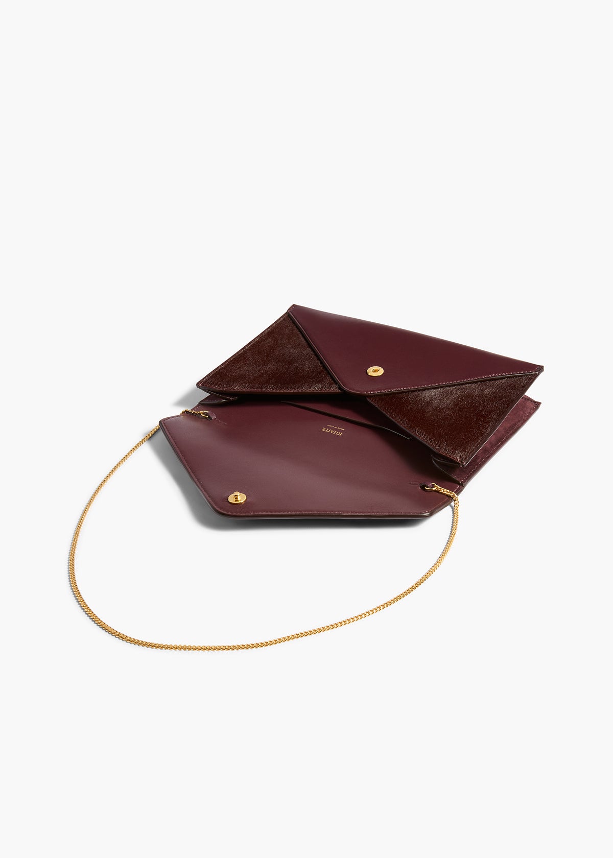 KHAITE  - Grace Envelope Clutch in Rouge Noir