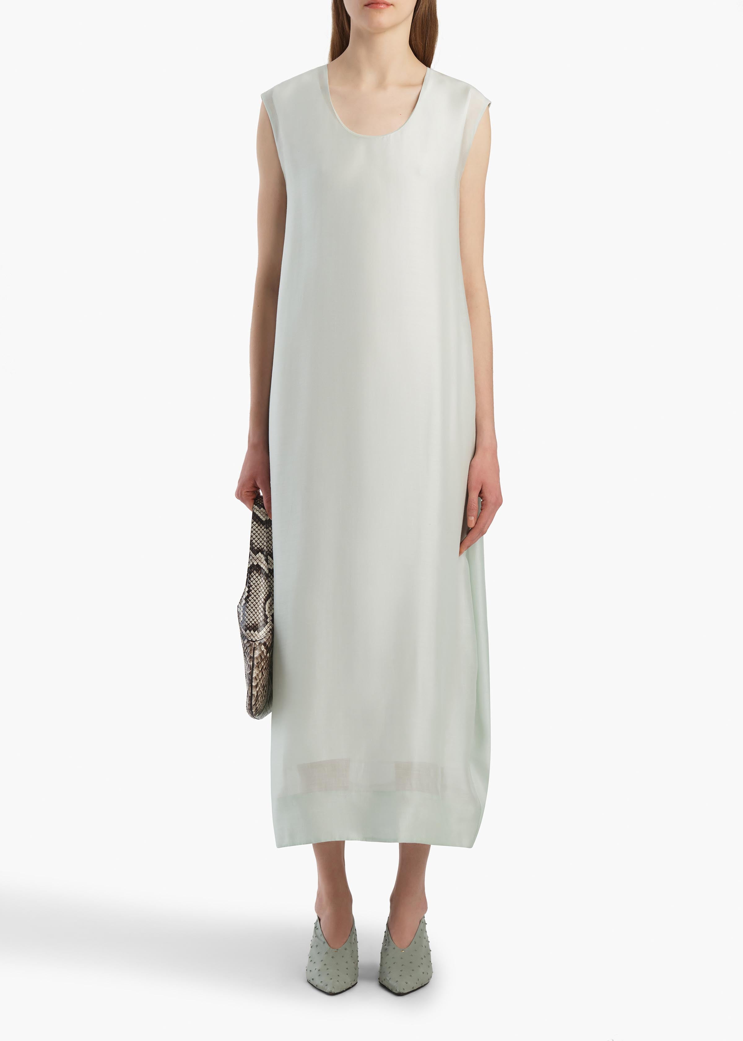 Grier Dress in Ice Green