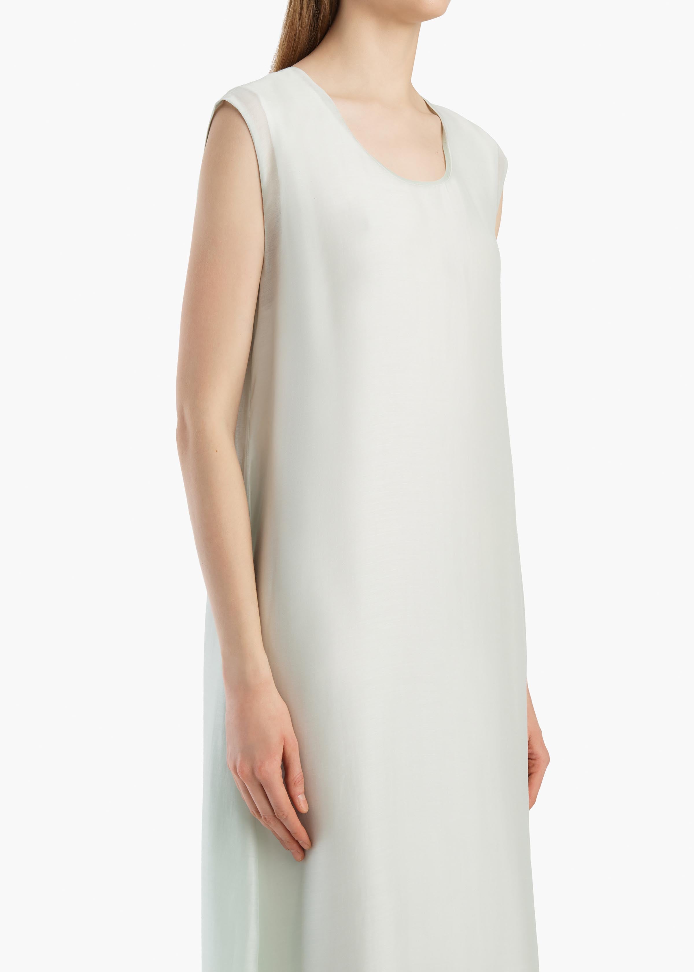 Grier Dress in Ice Green