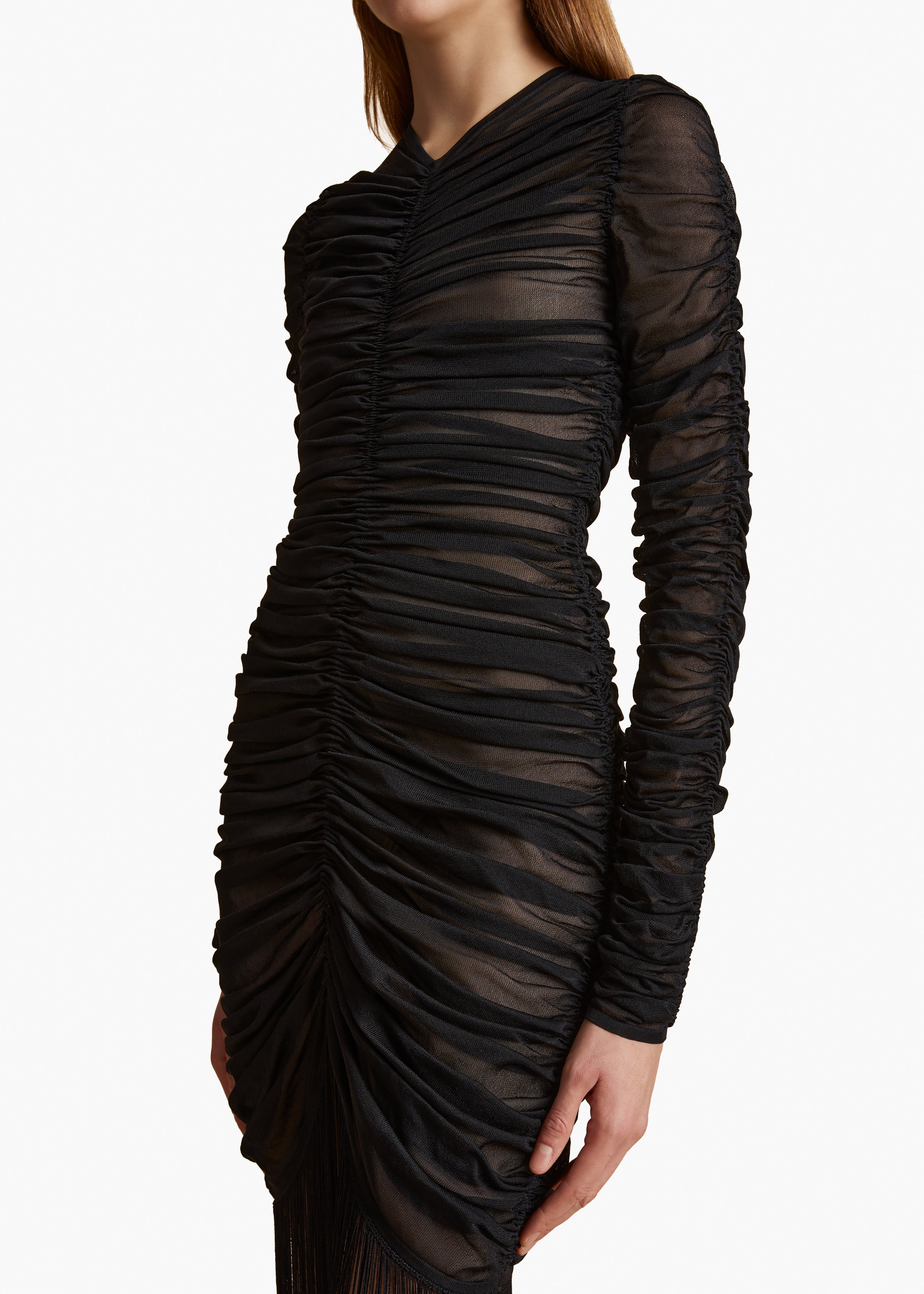 GUISA DRESS IN BLACK DETAIL 1