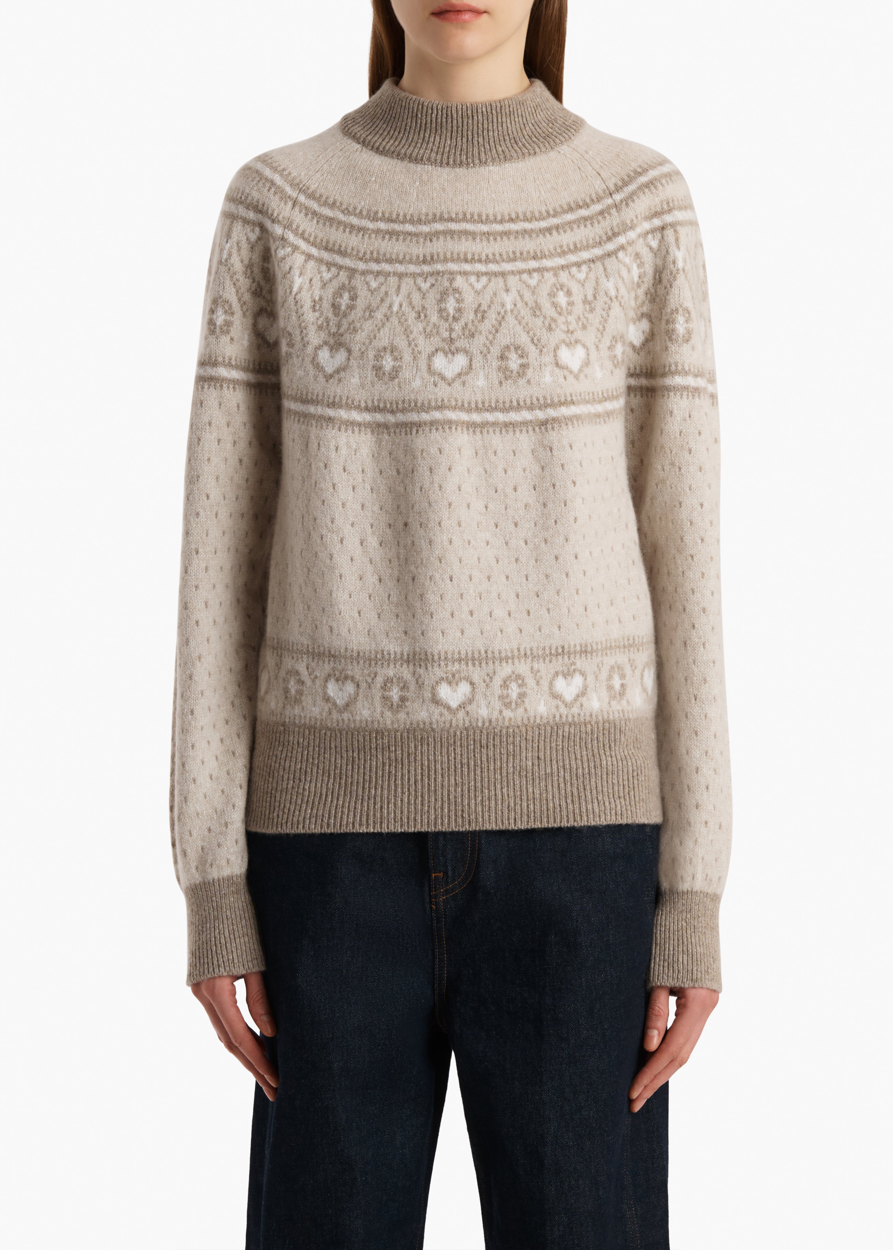 KHAITE  - Guy Sweater in Light Multi