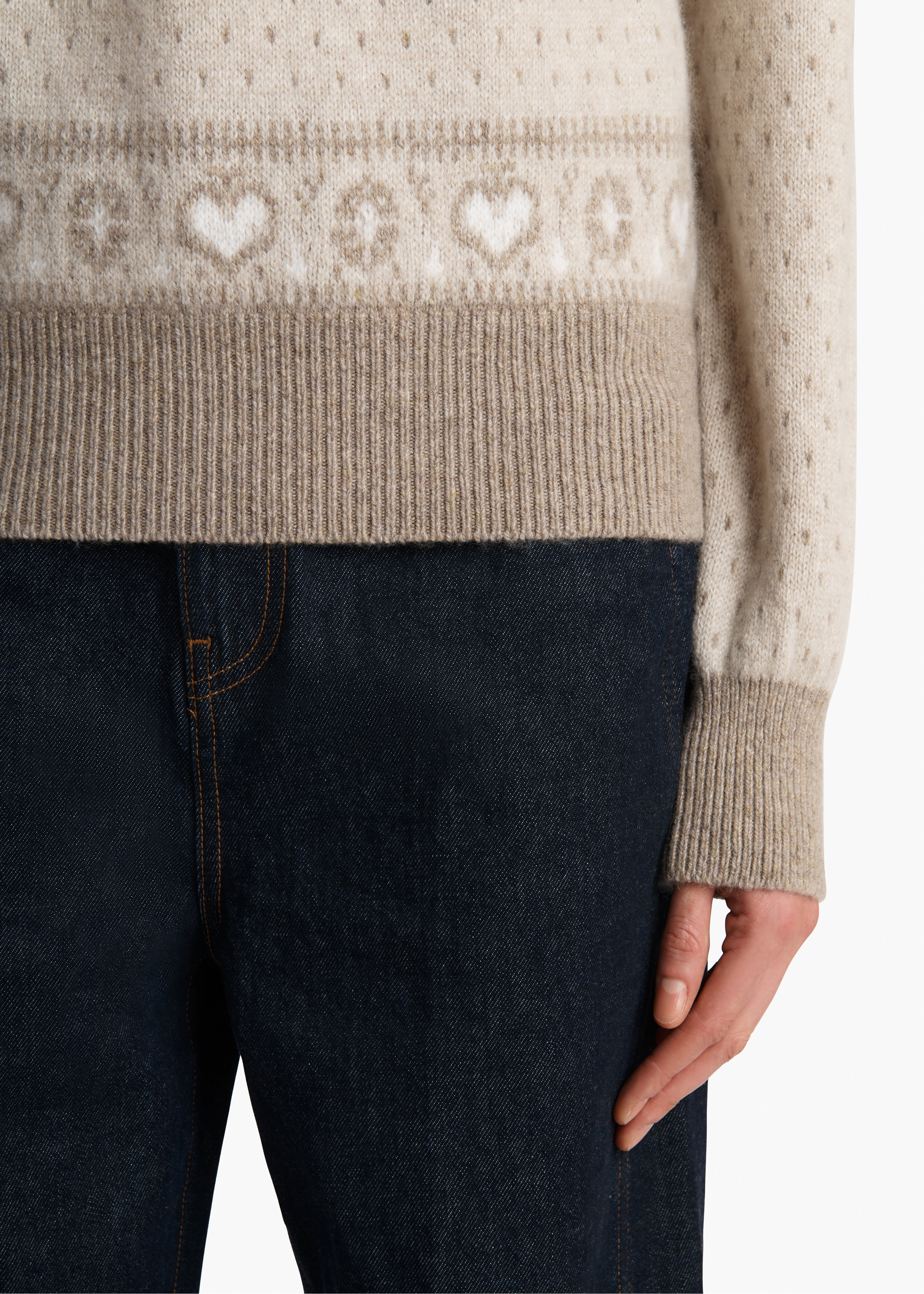 KHAITE  - Guy Sweater in Light Multi