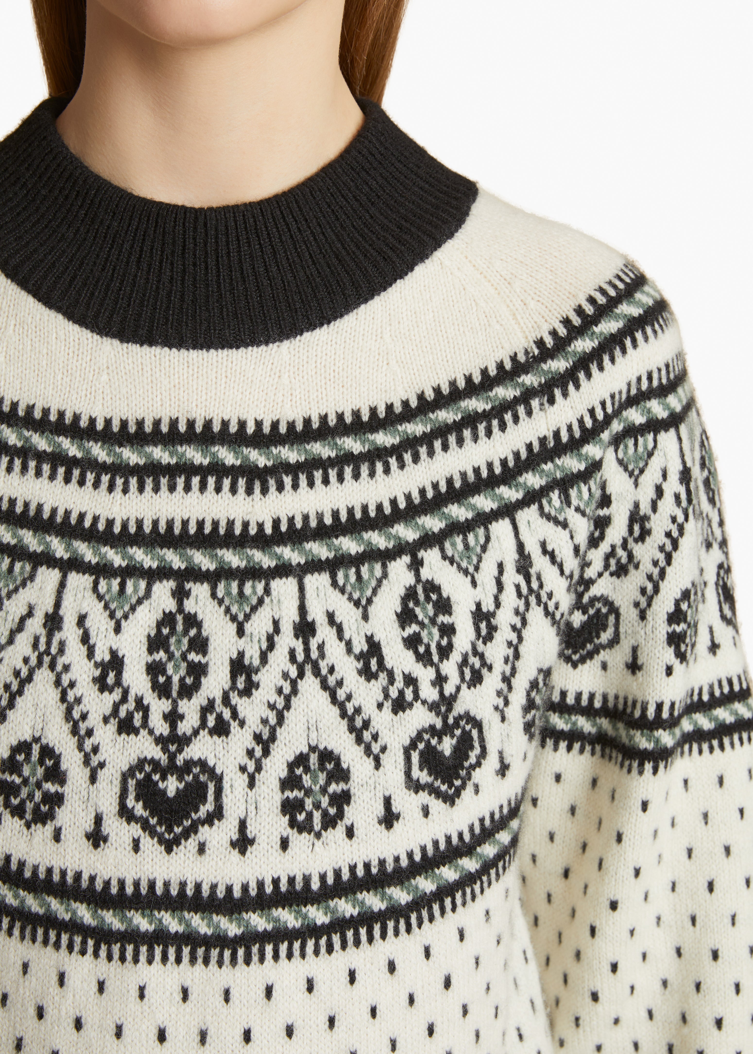 GUY SWEATER IN NEUTRAL MULTI DETAILED VIEW 1