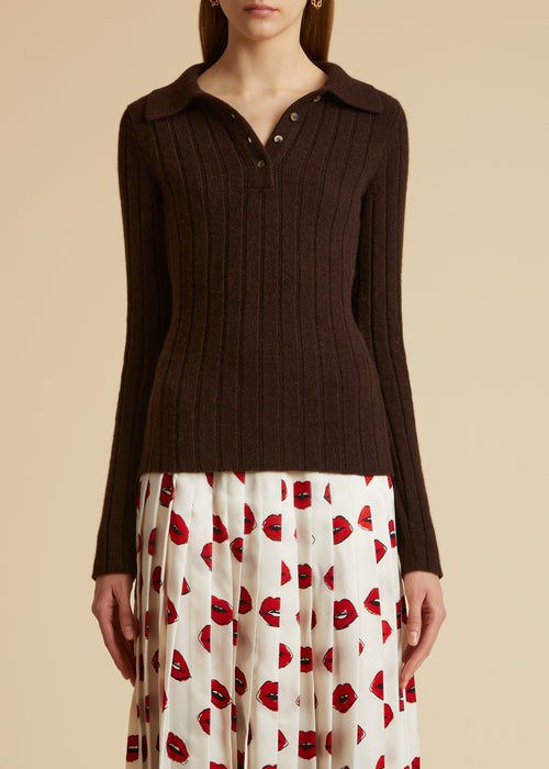 The Hans Sweater in Rosewood