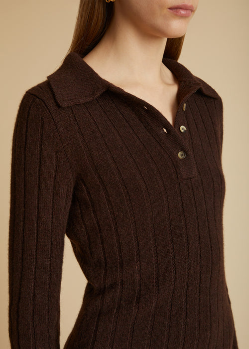 The Hans Sweater in Rosewood