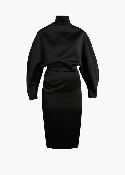 HARLIN DRESS BLACK 56654249 200 GHOST