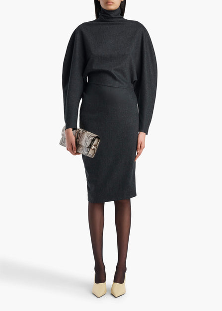 HARLIN DRESS CHARCOAL 5666604 205 A STYLED