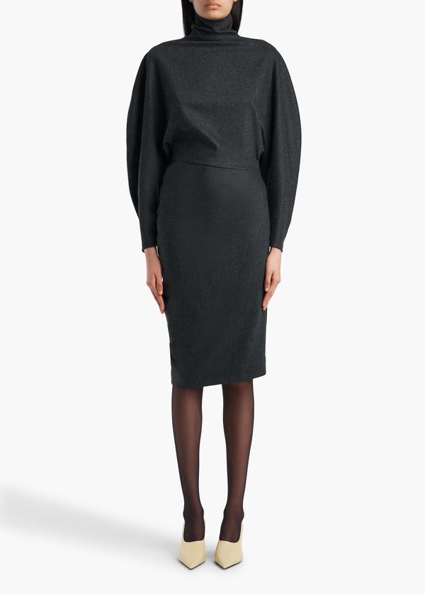 HARLIN DRESS CHARCOAL 5666604 205 B