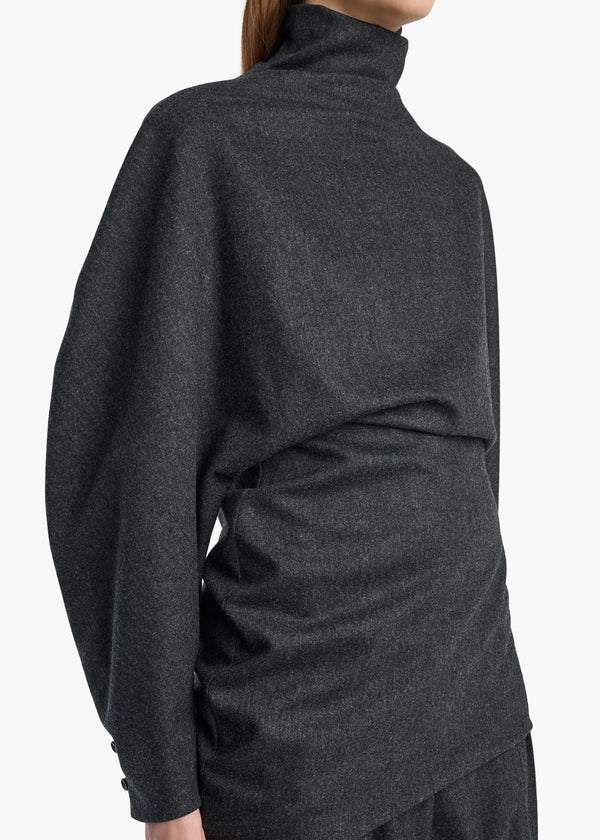 HARLOW TOP CHARCOAL 2460604 205 D