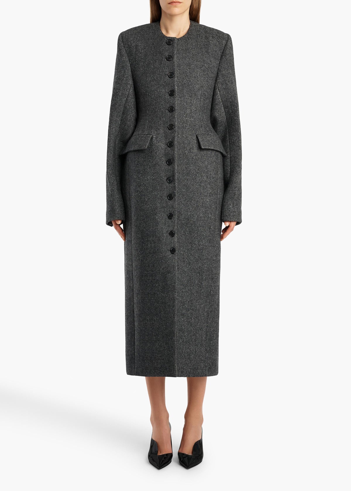 HARRISON COAT CHARCOAL 7166596 205 A STYLED