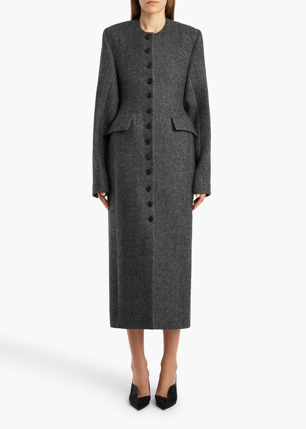 HARRISON COAT CHARCOAL 7166596 205 A STYLED