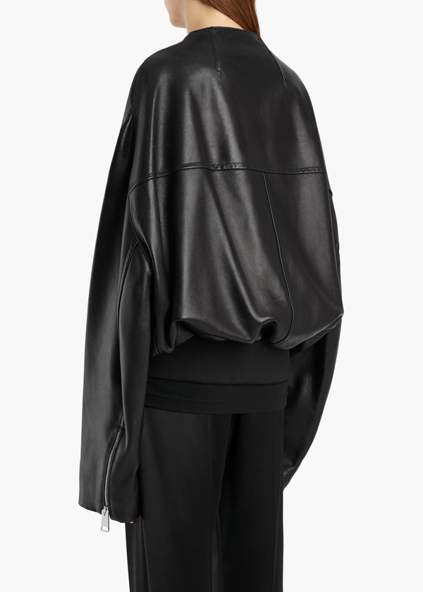 Hewit Jacket in Black Leather